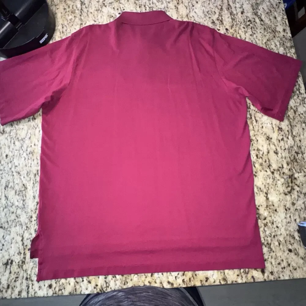 Ralph Lauren Polo Shirt Men's XXlarge Pima Cotton Short Sleeve Red Spanish Hills